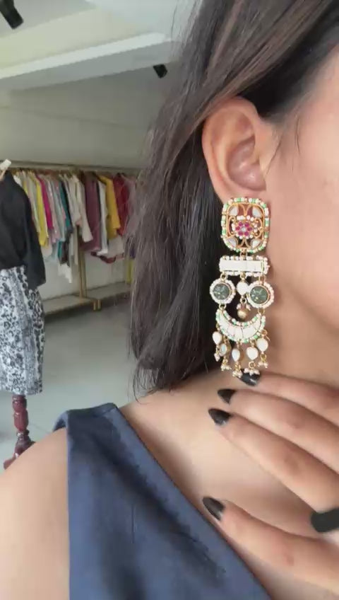 Chand Jadau Earrings